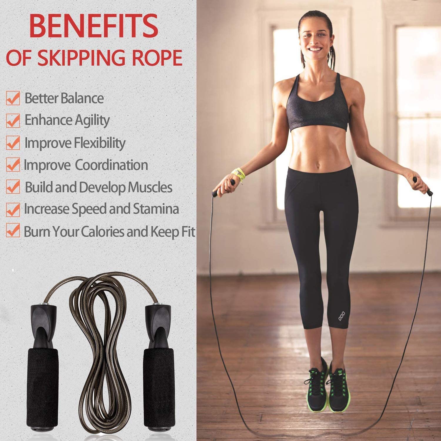 Professional Crossfit Speed Sk - Speed Skipping Rope บทวิจารณ์และราคา